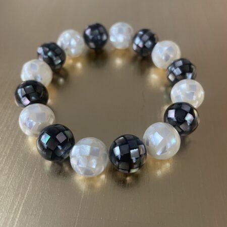 Mother of Pearl Bracelet BLUE MONK